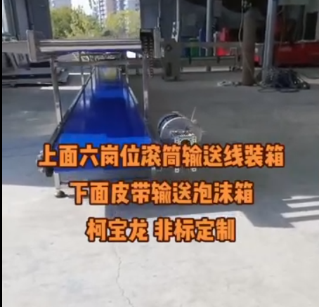 輸送線工廠實拍，非標(biāo)定制